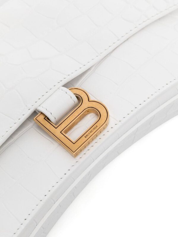 Balenciaga small Crush crocodile-embossed shoulder bag - Image 5