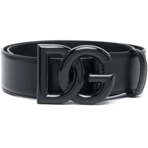 Dolce & Gabbana  logo-buckle leather belt