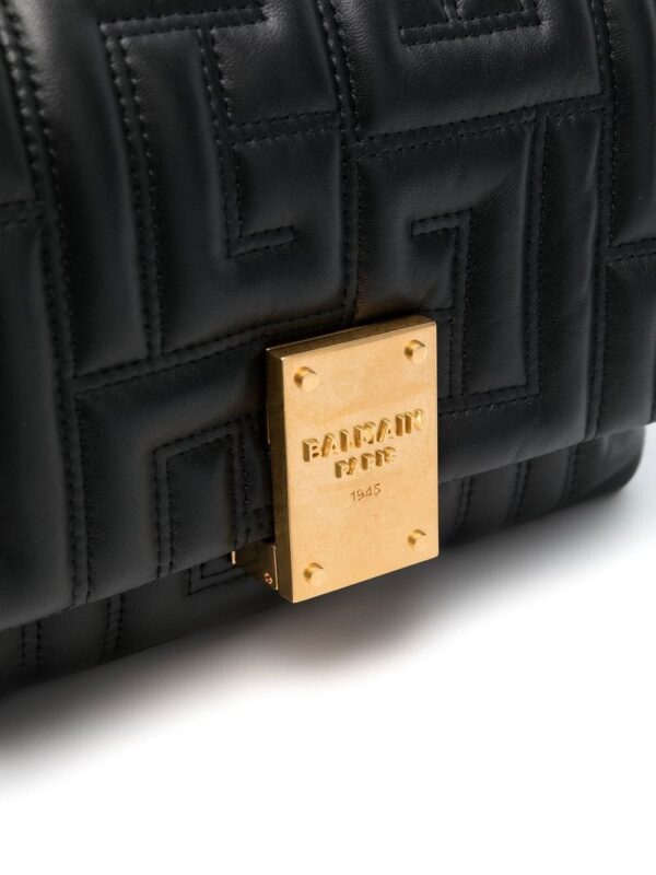 Balmain small 1945 quilted shoulder bag - Image 4