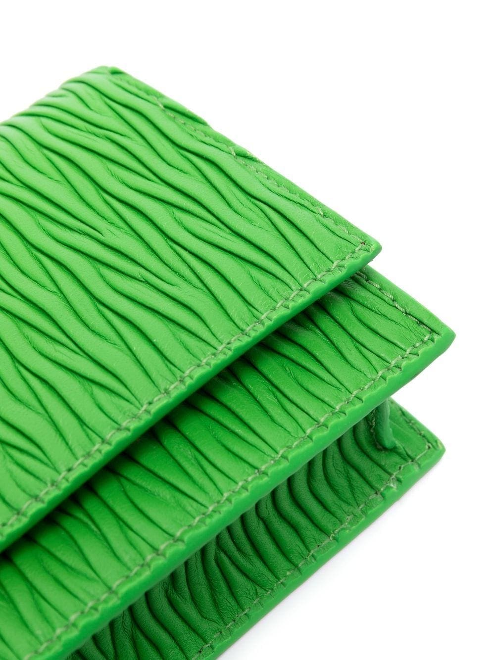 Alexander McQueen skull-stud pleated leather bag - Image 4