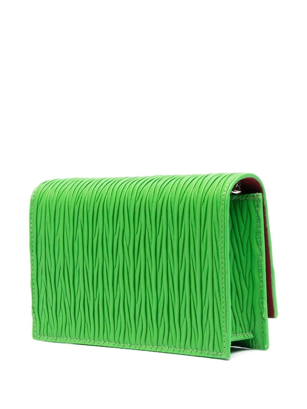 Alexander McQueen skull-stud pleated leather bag - Image 3