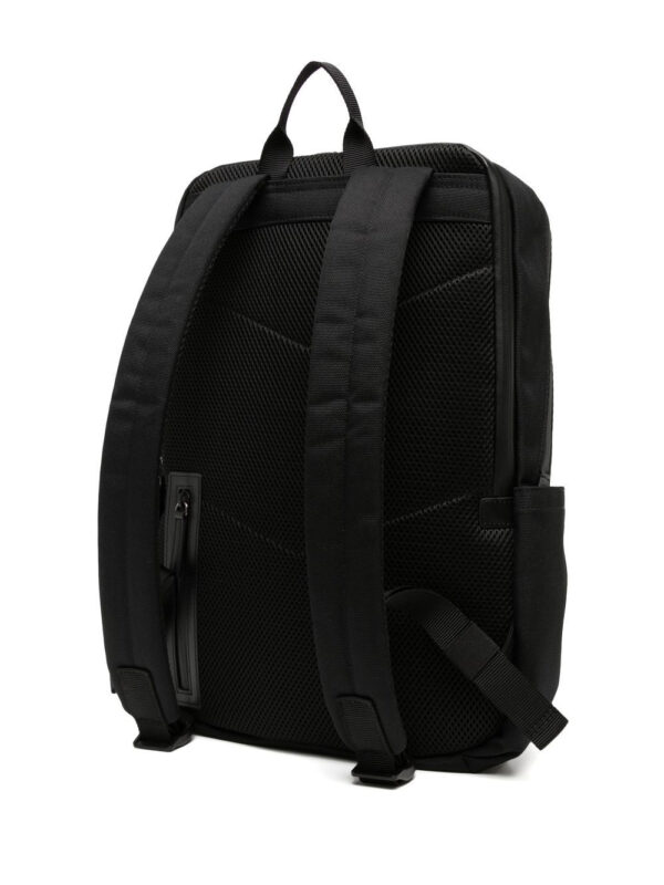 agnès b. logo-print zip-up backpack - Image 3