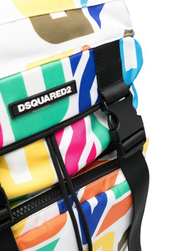 Dsquared2 graphic-print toggle-fastening backpack - Image 4