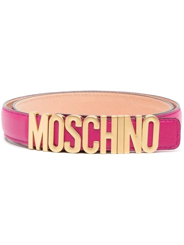 Moschino  logo-detail leather belt