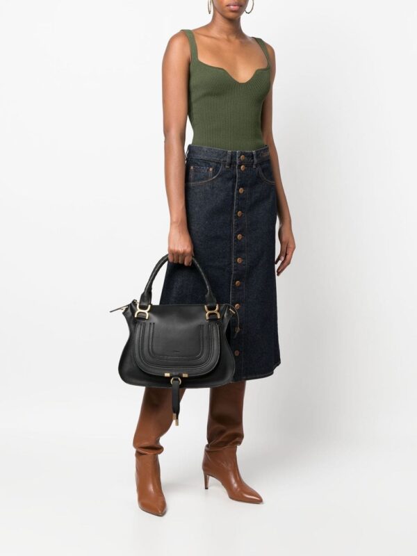 Chloé leather embossed-logo bag - Image 2