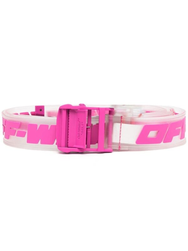 Off-White  logo-print belt