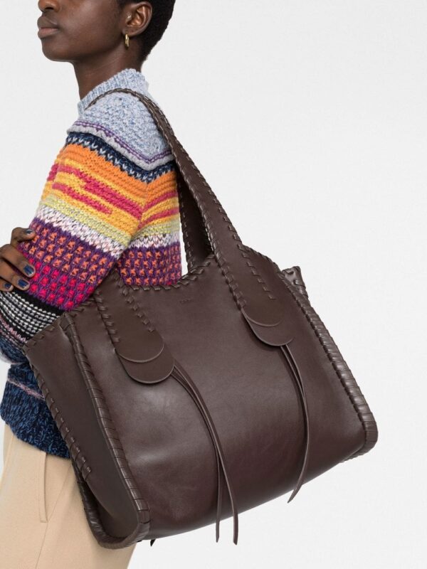 Chloé Mony fringe-trimmed tote bag - Image 3