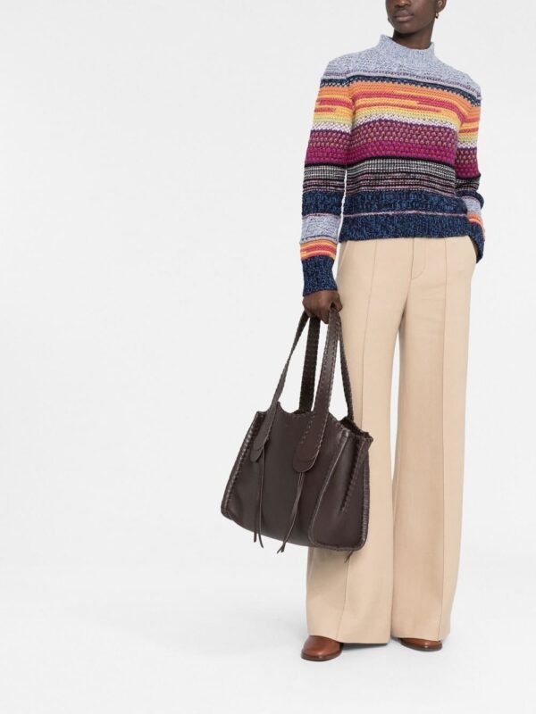 Chloé Mony fringe-trimmed tote bag - Image 2