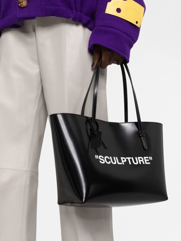 Off-White slogan-print tote bag - Image 3