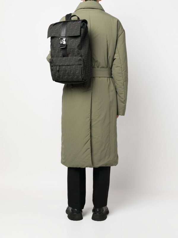 FENDI medium Fendiness jacquard FF backpack - Image 3
