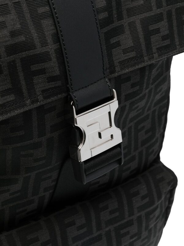 FENDI medium Fendiness jacquard FF backpack - Image 5