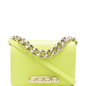 Alexander McQueen Four Ring Chain mini shoulder bag
