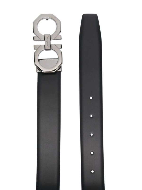 Ferragamo  Gancini-buckle leather belt - Image 2