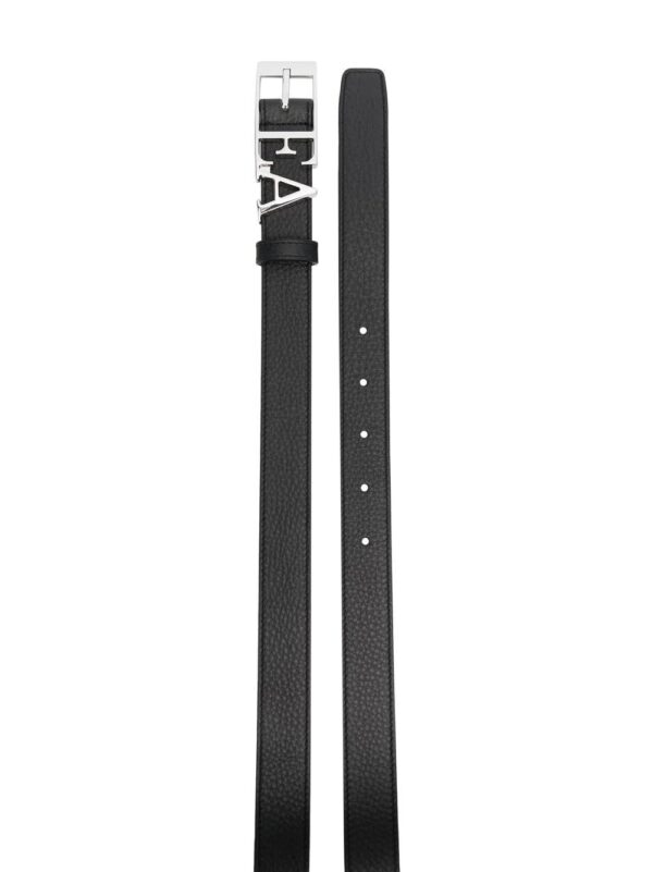 Emporio Armani  logo-buckle leather belt - Image 2