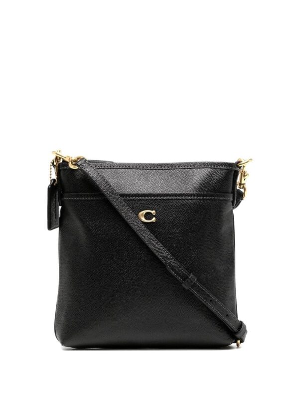 Coach logo zipped bag