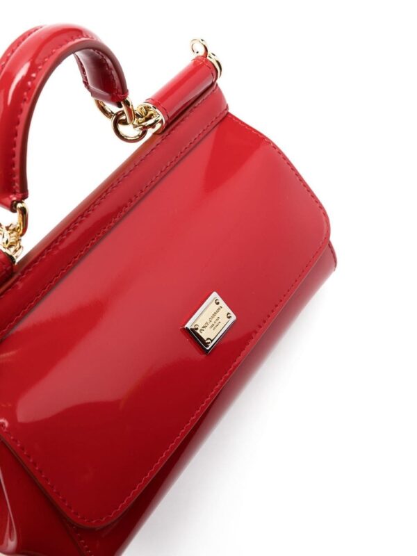 Dolce & Gabbana small Sicily polished shoulder bag - Image 4