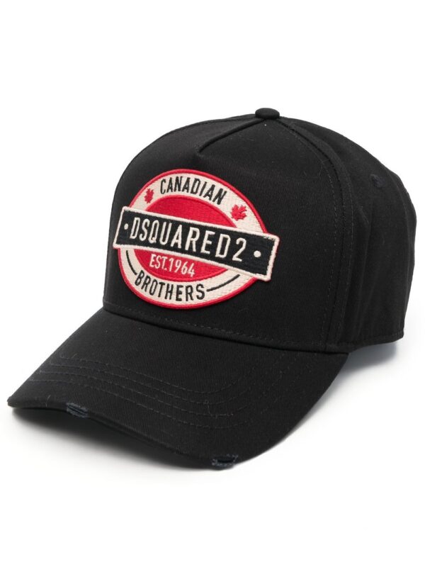 DSQUARED2 logo-patch trucker cap