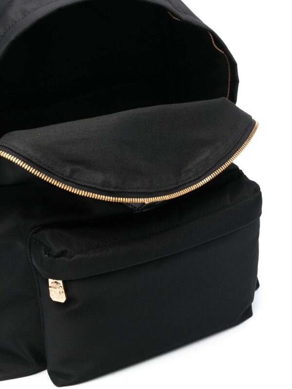 Billionaire crest-plaque canvas backpack - Image 5