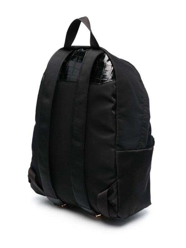 Billionaire crest-plaque canvas backpack - Image 3