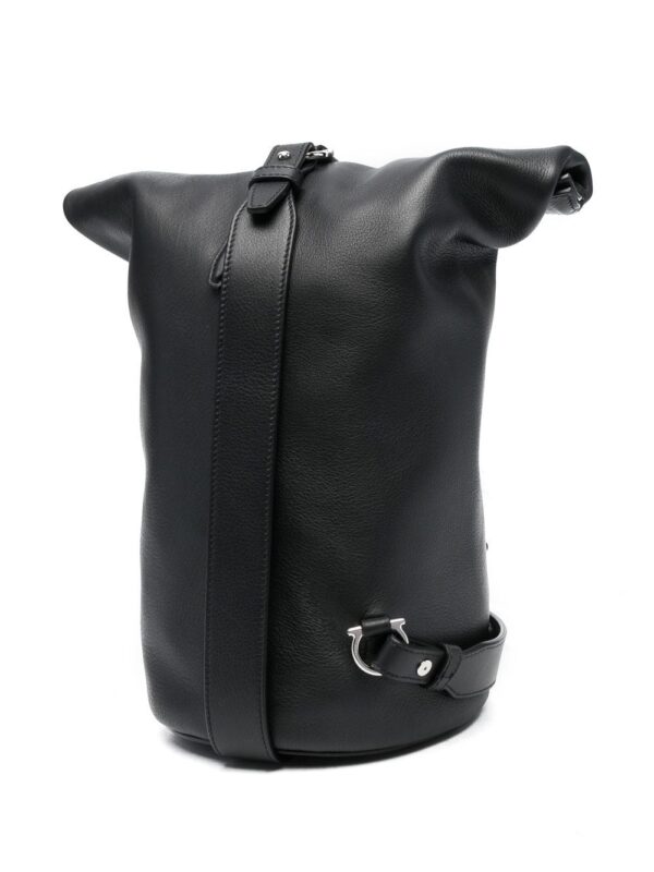 Ferragamo buckle-detail leather backpack - Image 3