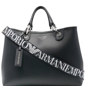 Emporio Armani logo-detail tote bag