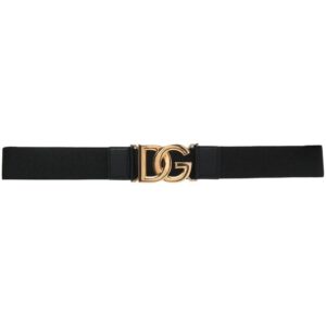 Dolce & Gabbana  logo-plaque elasticated belt