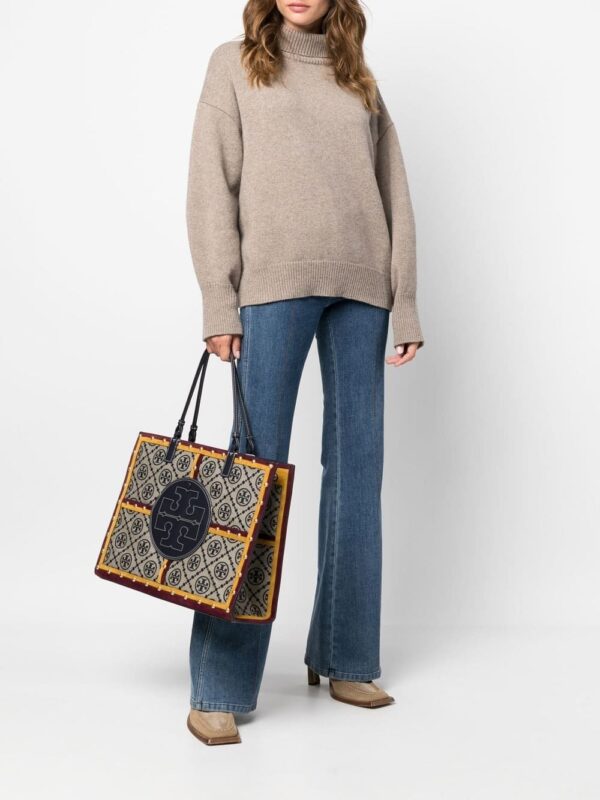 Tory Burch logo-patch tote bag - Image 2