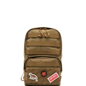 Kenzo logo-patch backpack