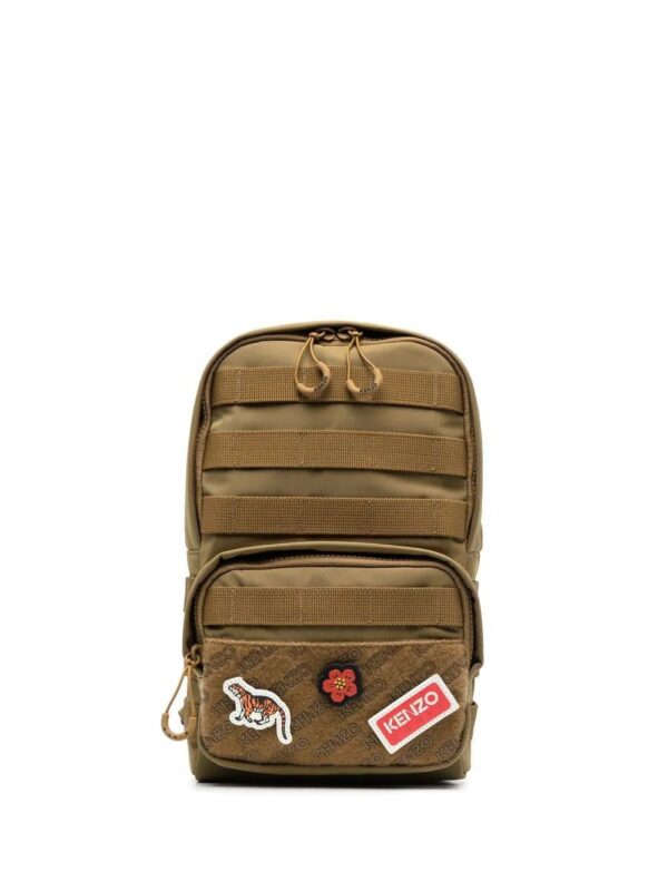 Kenzo logo-patch backpack