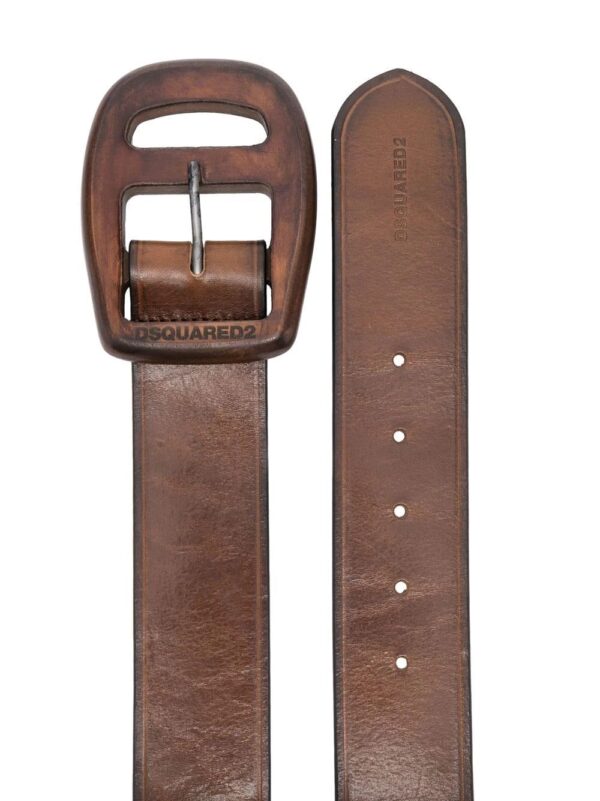 Dsquared2  logo-embossed leather belt - Image 2