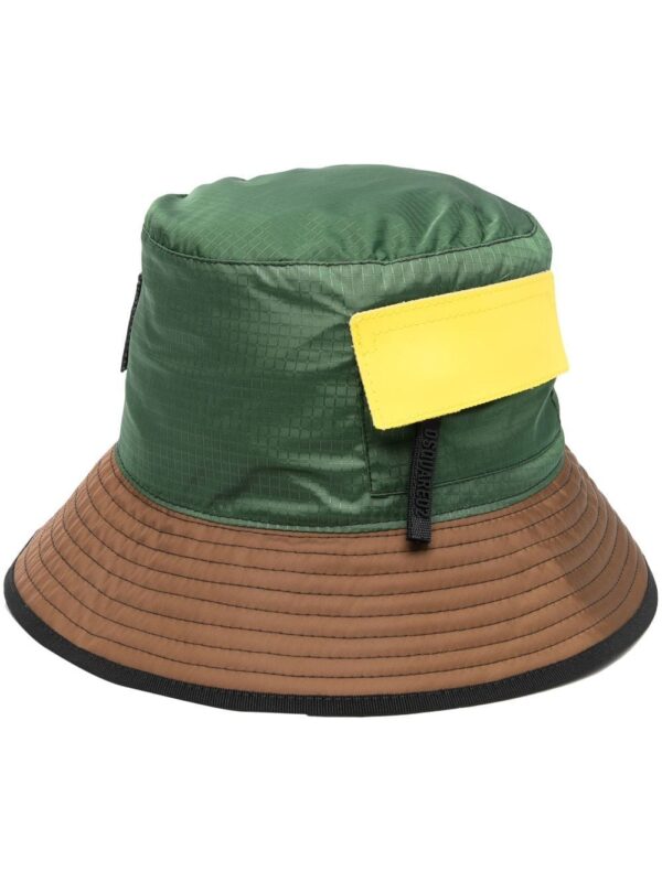 DSQUARED2 logo-patch bucket hat