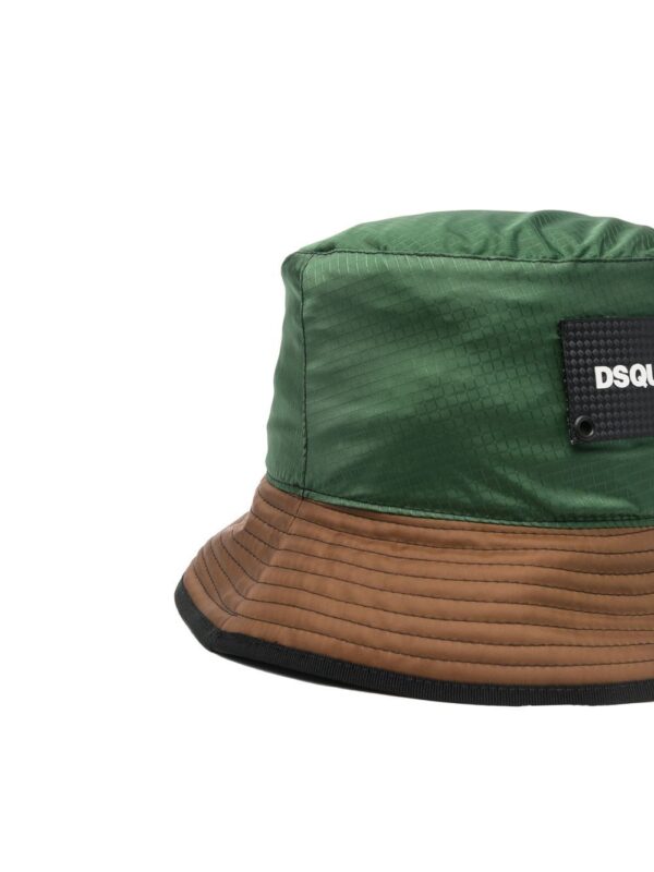 DSQUARED2 logo-patch bucket hat - Image 2