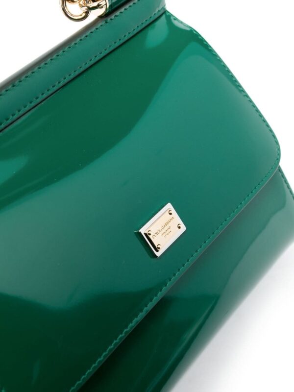 Dolce & Gabbana small Sicily polished shoulder bag - Image 4