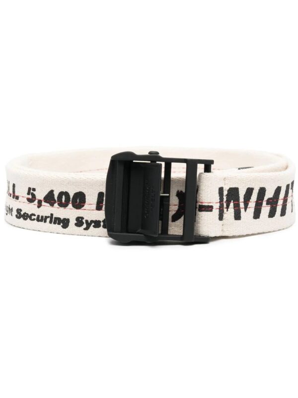 Off-White  logo-print buckle-fastening belt