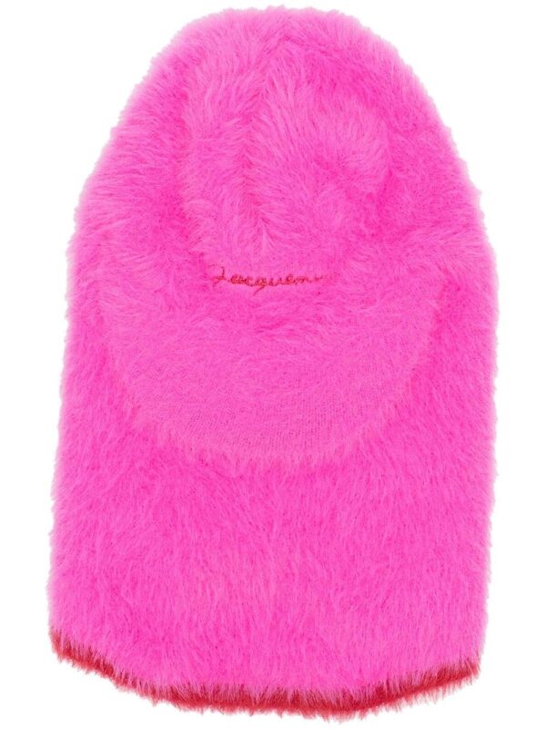 Jacquemus contrast-trim textured hat