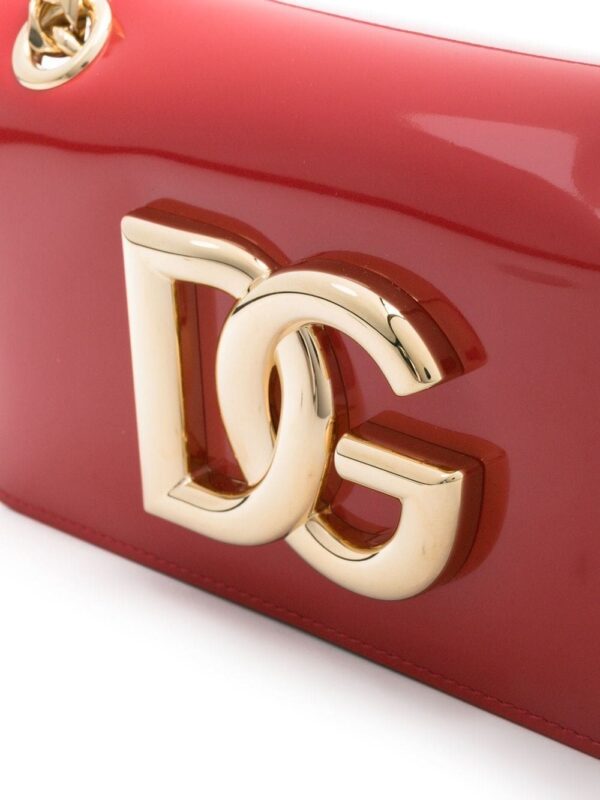 Dolce & Gabbana 3.5 polished leather phone bag - Image 5