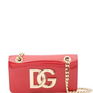 Dolce & Gabbana 3.5 polished leather phone bag