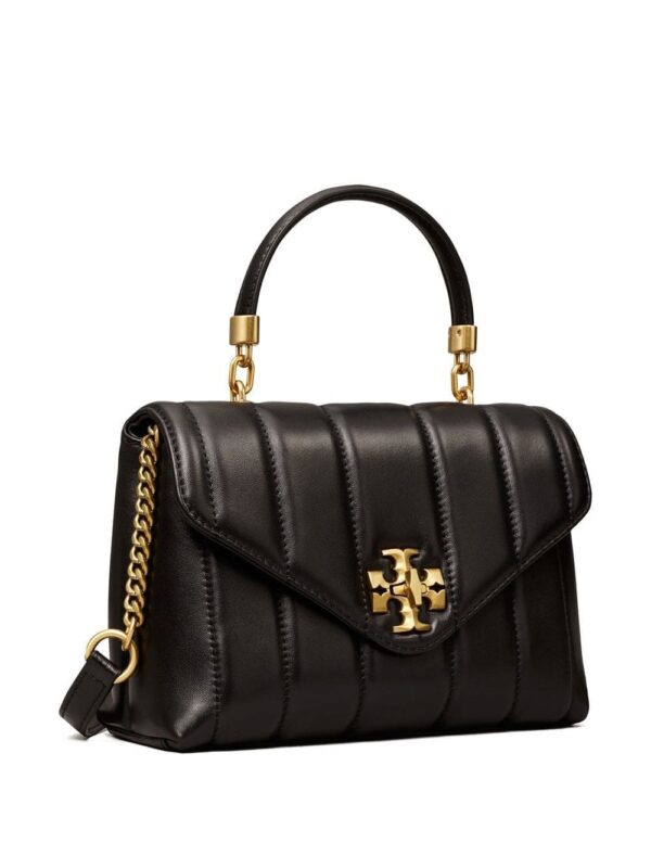 Tory Burch leather logo-plaque satchel bag - Image 3