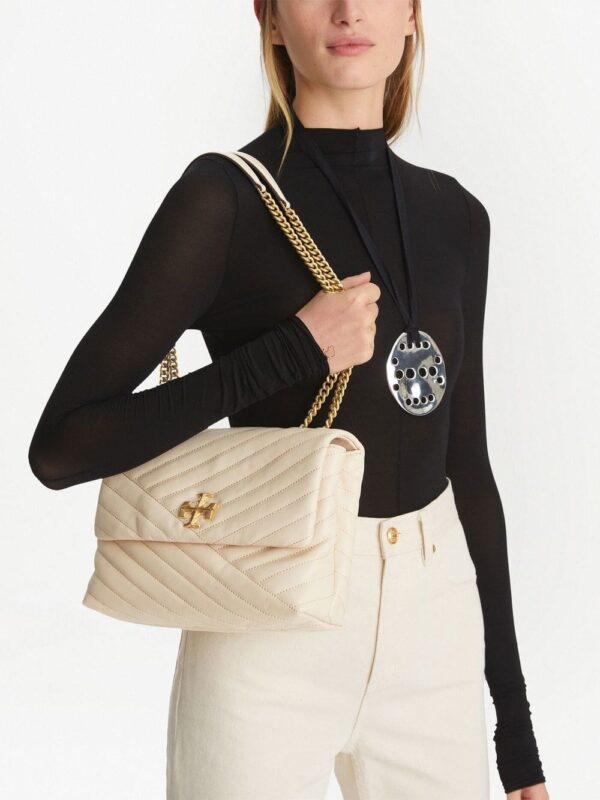 Tory Burch leather logo-plaque bag - Image 2