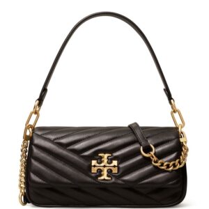 Tory Burch leather logo-plaque shoulder bag