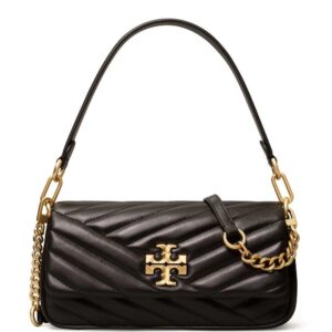 Tory Burch leather logo-plaque shoulder bag
