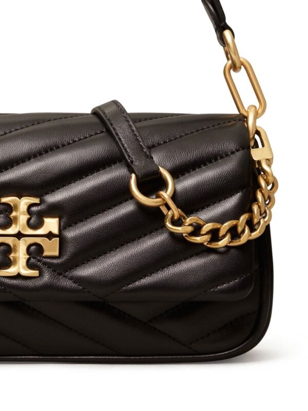 Tory Burch leather logo-plaque shoulder bag - Image 4