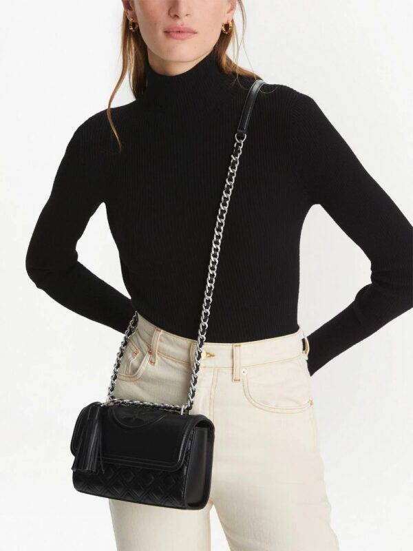 Tory Burch  leather quilted crossbody bag - Image 2