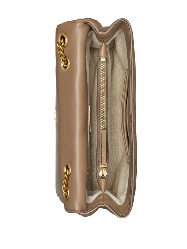 Tory Burch  leather logo plaque shoulder bag - Image 4