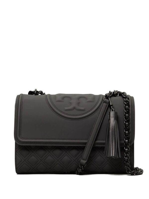 Tory Burch  leather logo-embossed shoulder bag