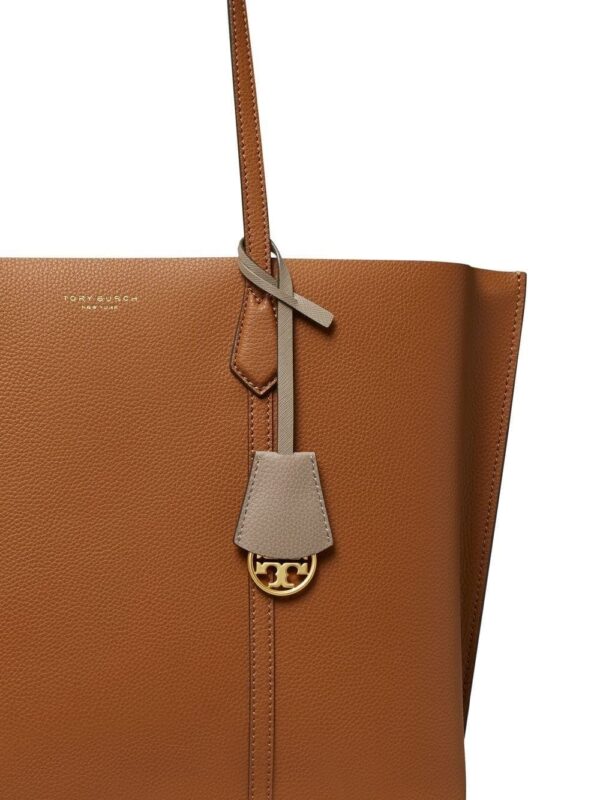 Tory Burch leather logo-print tote bag - Image 4