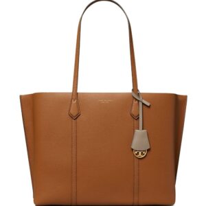 Tory Burch leather logo-print tote bag