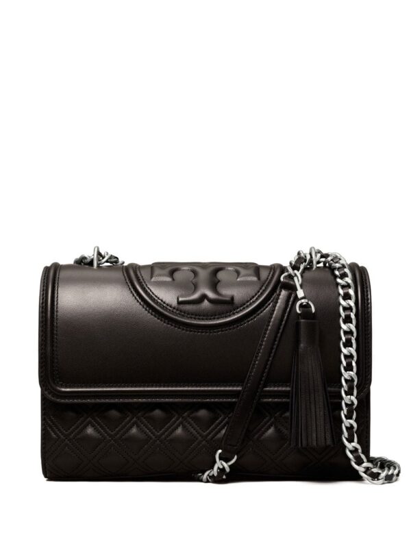 Tory Burch logo embossed shoulder bag