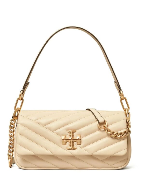 Tory Burch  quilted logo-plaque shoulder bag