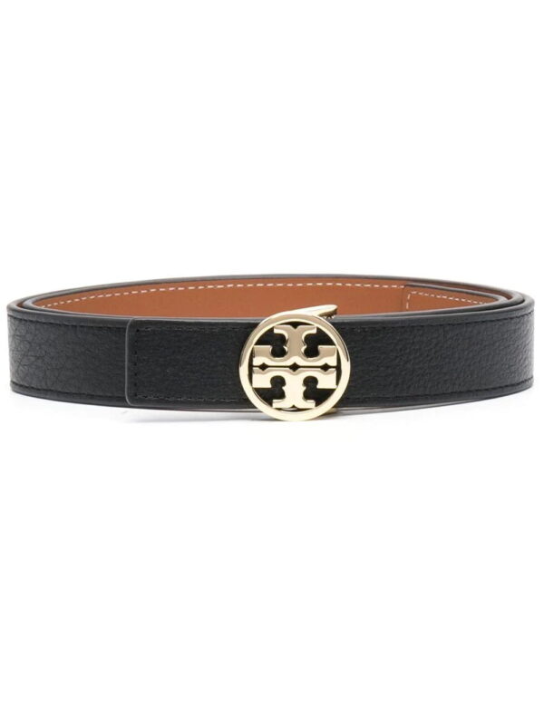 Tory Burch  logo-plaque buckle belt